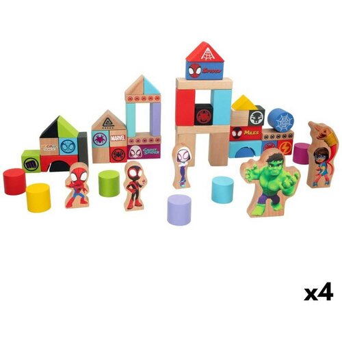  Playset Spidey Amazing Friends 50 Dijelovi 4 kom. 8 x 9 5 x 1 5 cm Cijene