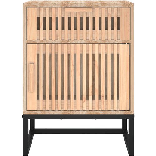  Noćni ormarići 2 kom 40 x 30 x 55,5 cm od drva i željeza Slike