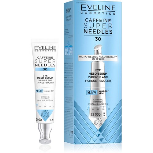 Eveline Caffeine Super Needles 30 serum za područje oko očiju protiv bora 15 ml Cene