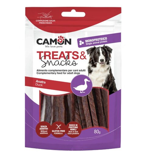 Camon Treat & Snack palčke z raco - 80 g Cene