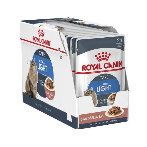 Royal Canin FCN Ultra Light Weight Jelly, potpuna hrana za odrasle mačke, osigurava kontrolu tjelesne težine (u želeu), 12x85 g Cene
