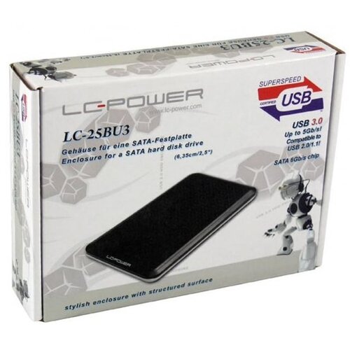 LC Power Rack 2.5 SATA USB 3.0 LC Power LC-25BU3 Black Cene
