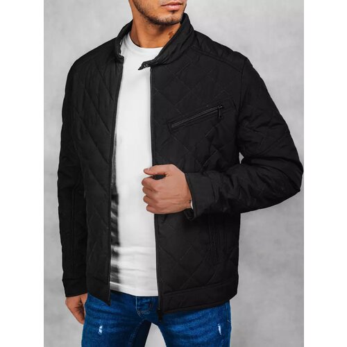 DStreet Men's Transition Black Quilted Jacket Slike