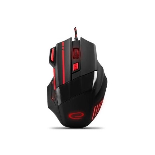  Mi&scaron; ESPERANZA GAMING WOLF 7D MX201, Red, 2400dpi, double-click, ergonomic, EGM201R Cijene