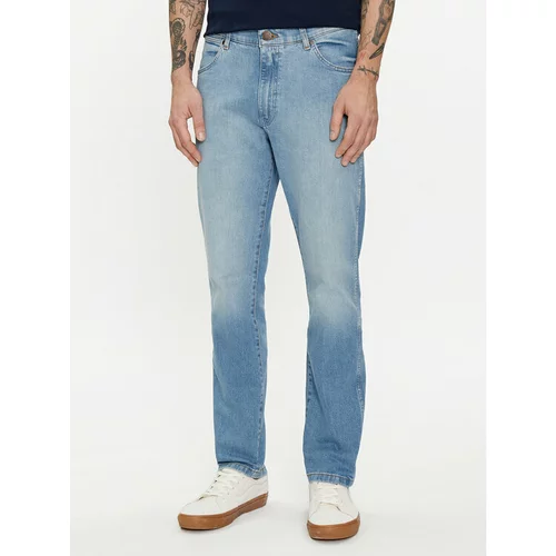 Wrangler Jeans hlače Larston 112352836 Modra Slim Fit