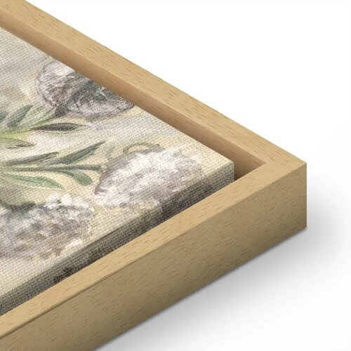  Slika - Eug&amp;egrave;ne Delacroix &amp;ndash; Bouquet of Flowers 60x60 U prirodnom drvenom okviru Slike
