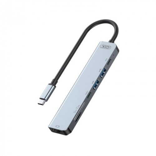 XO HUB008 USB Type-C Multi-hub 7in1 Slike