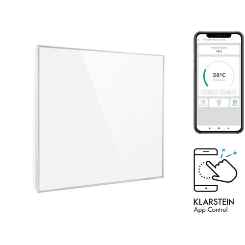 Klarstein Wonderwall 360 Smart, infracrvena grijalica, 60 x 60 cm, 360 W, tjedni timer, IP24, bijela Cijene