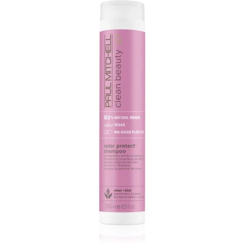 Paul Mitchell Clean Beauty Color Protect Shampoo vijoličen šampon za posvetljene, melirane hadne blond lase 250 ml