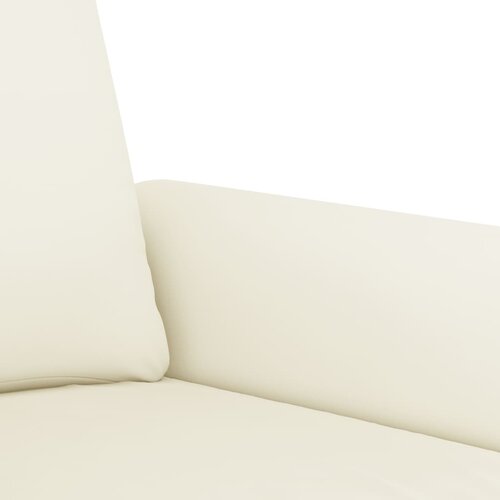  4-dijelni set sofa s jastucima krem bar&amp;scaron;unasti Krema Slike
