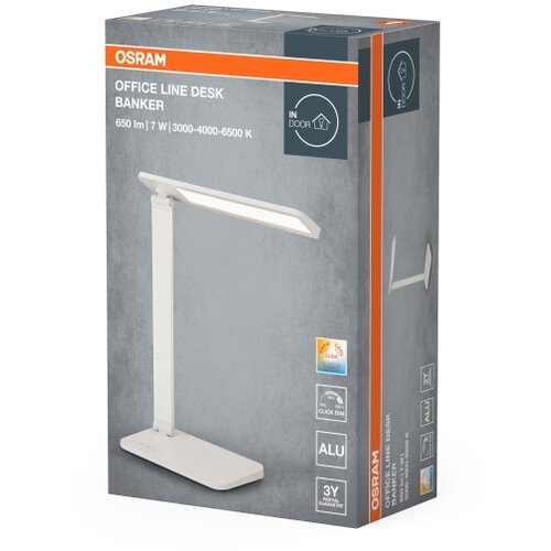 Osram LED prigu&amp;scaron;iva stona lampa OFFICE LINE LED/7W/230V bela Slike