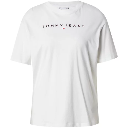 Tommy Jeans Majica rdeča / črna / bela