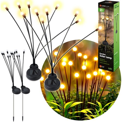 Janshop Illumen LS-101 Solar Firefly Lamps - Set of 2 for Enchanting Garden Ambiance, (21740434) Cene