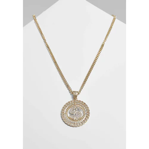 Urban Classics Accessoires Gold Diamond Dollar Necklace
