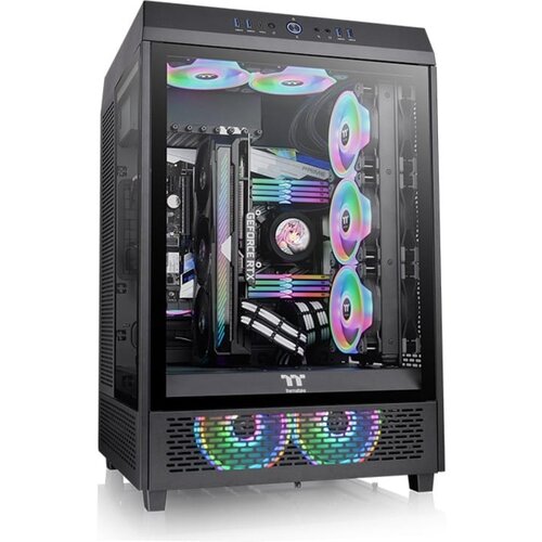 Thermaltake The Tower 500 Mid tower case, TG, 2x Standard 120mm fan Cijene