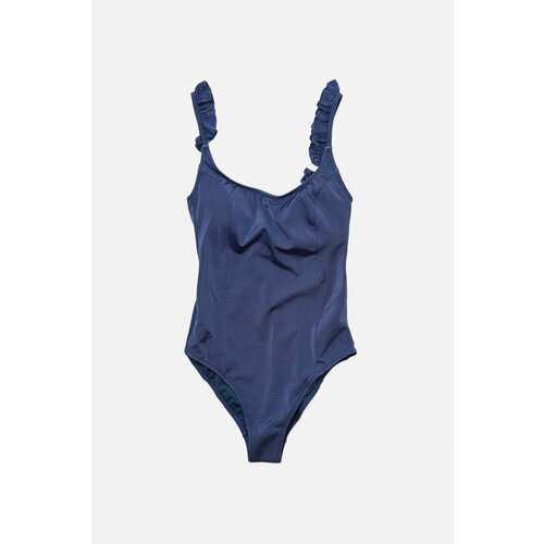 Trendyol Navy Blue Zippered Swimsuit Slike