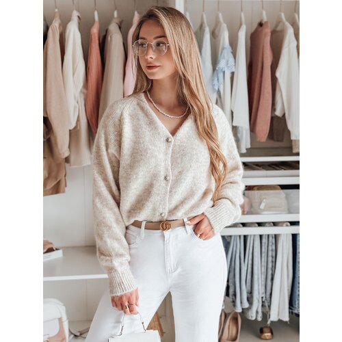 DStreet Sweter damski one size oversize SOFTELLS beżowy Slike