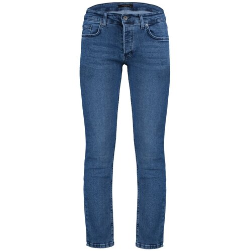Trendyol Men's Indigo Skinny Fit Jeans Cene