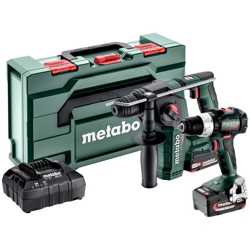 Metabo BS 18 LT BL + BH 18 LTX BL 16 685182000 akumulatorski čekić za rušenje, akumulatorska bušilica 18 V 2.0 Ah, 4.0 Cene