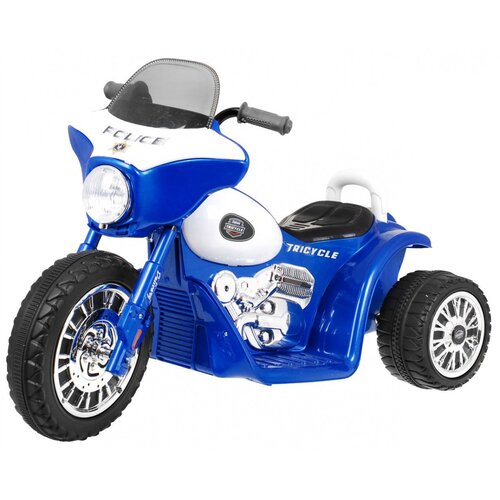Policijski motor na akumulator Police - Plavi Cene