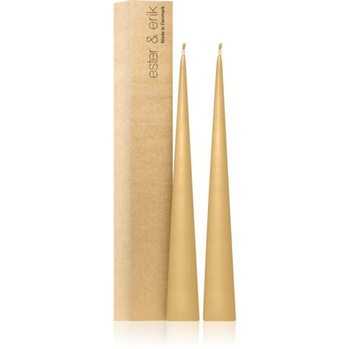 ester & erik cone candles sunglow (no. 04) sveča 2x37 cm Cene