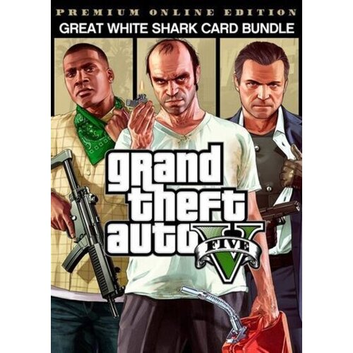 Rockstar Games Launcher Grand Theft Auto V: Premium Online Edition & Great White Shark Card Bundle Key GLOBAL Cene