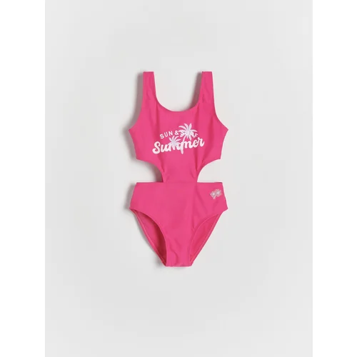 Reserved - GIRLS` SWIMMING SUIT - boja fuksije