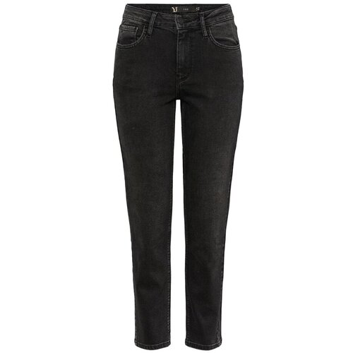 Y.a.s Hlače YAS Noos Calças Zeo - Dark Grey Denim Siva Cene