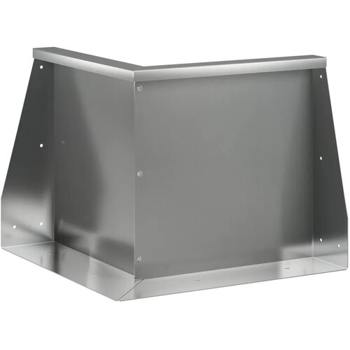  Zid za zadržavanje 50 x 50 x 50 cm Pocinčani čelik Srebrna - Pocinčani čelik 50 x 50 x 50 cm 1 x 270&deg; kut Cijene