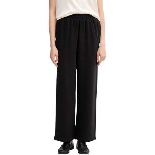 Calvin Klein Jeans Lahkotne hlače &amp;amp; Harem hlače DOUBLE GAUZE PANT W/ LV047C636G Črna Slike