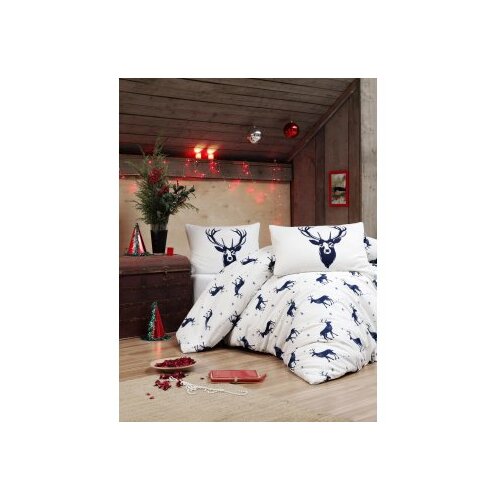 Lessentiel Maison posteljina (155x220) geyik dark blue Slike