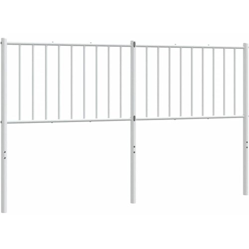  Metalno zamjensko uzglavlje bijelo 160 cm Slike