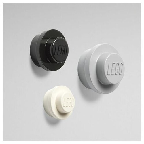 Lego set od 3 zidne vješalice black and white Cene