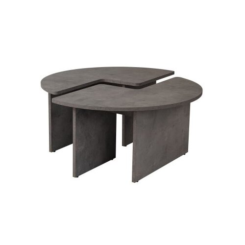 Hanah home sto za dnevnu sobu moira concrete grey Slike
