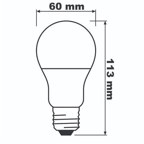  led sijalica eco E27/8,5W/230V 2700K 806lm Slike