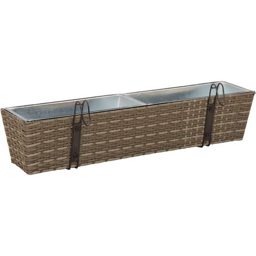  Ograda Metal - Siva 80 cm Slike