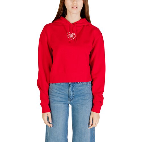 Tommy Hilfiger Puloverji TJW RLX CRP HEART HO DW0DW21408 Rdeča Slike