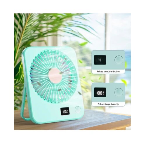  stoni usb mini ventilator sa displejem 17417-5919GR Slike
