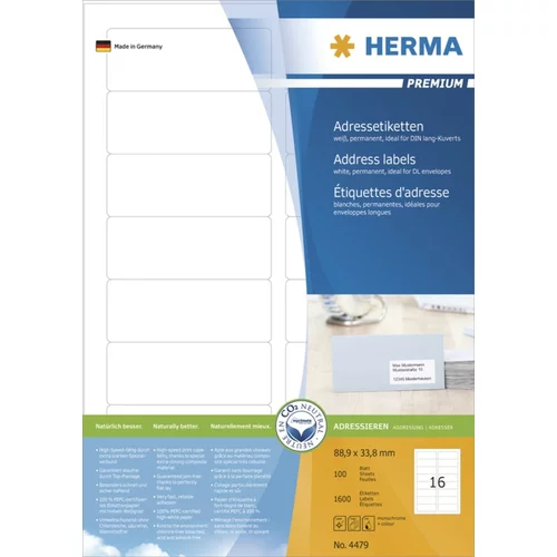 Herma Etikete No. 4479 - 88,9 x 33,8 mm