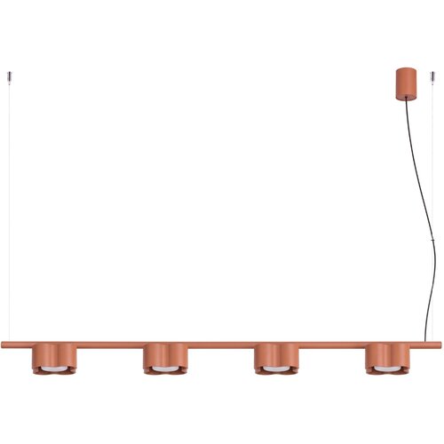 Sollux Lighting Lestenec OVIO 4 rdeča okra Gx53, (5000499642) Cene