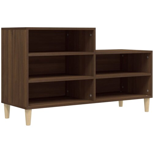 Maison Chic Omarica za obutev - Kopa za čevlje rjav hrast 102x36x60 cm inženirski les, (21776494) Slike