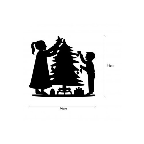 Wallxpert zidna dekoracija xmasblack 016 Slike