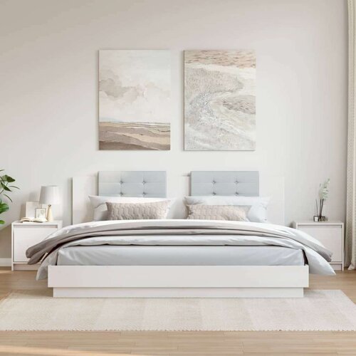 vidaXL noćni ormarići 2 kom bijeli 40x30,5x40 cm od masivne borovine Cene