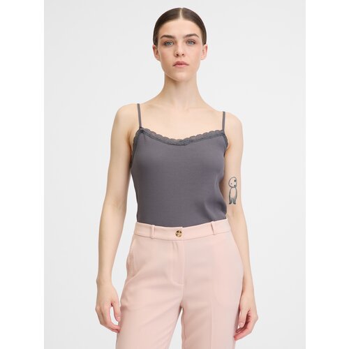 Orsay Dark grey women&amp;#039;s tank top - Women&amp;#039;s Slike