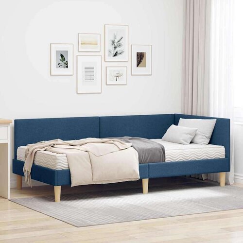  Kotni okvir postelje z matrico Drugo 2 pcs Modra blago, (5000123304) Cene