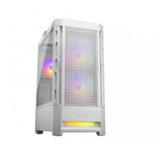 COUGAR GAMING COUGAR | Duoface RGB White | PC Case | Mid Tower / Airflow Front Panel / 2 x 140mm & 1x 120mm ARGB Fans incl. / TG Left Panel Slike
