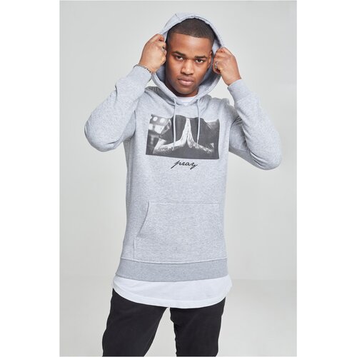 Mister Tee Men&amp;#039;s Pray Hoody - Grey Slike