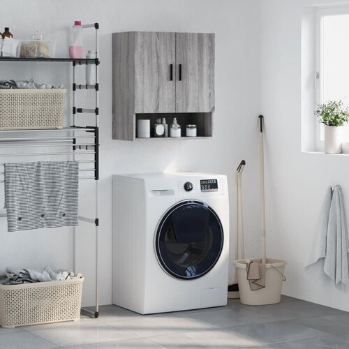 vidaXL Stenska omarica siva sonoma 60x31x70 cm inženirski les Cene
