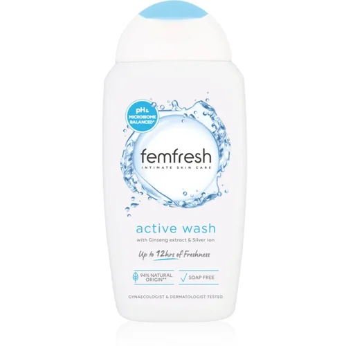 Femfresh Active zelo nežna emulzija za umivanje za intimno higieno 250 ml