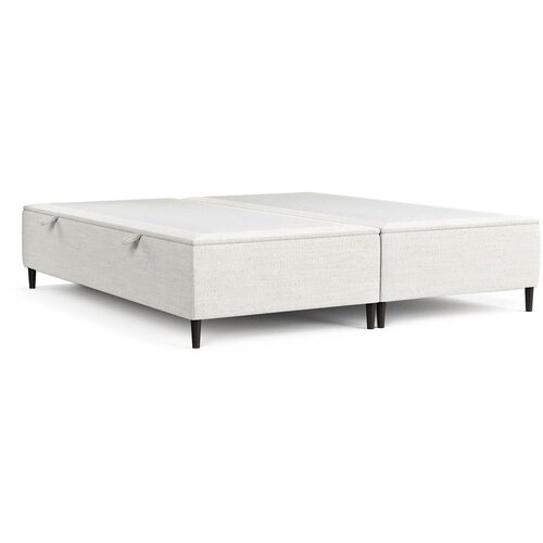Maison de R&amp;ecirc;ve Krem tapecirani bračni krevet s prostorom za odlaganje 200x200 cm Tate &amp;ndash; Slike